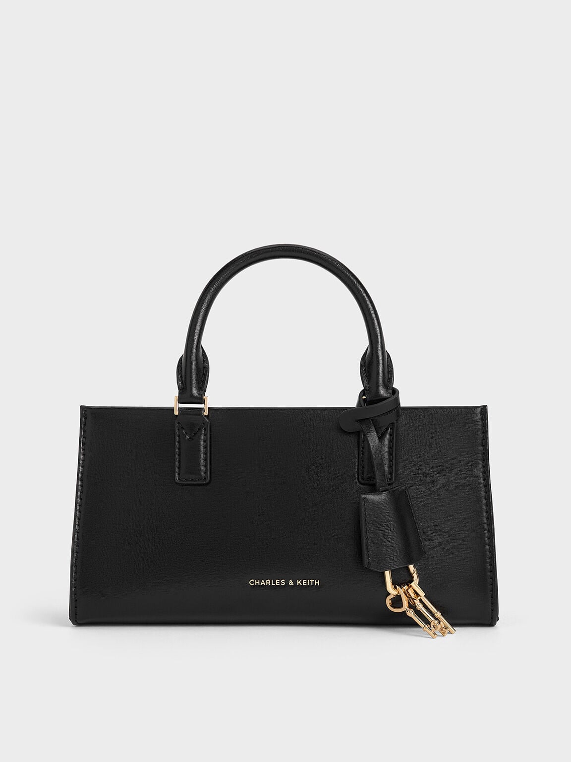 CHARLES & KEITH Customer Favorite / Kerry Top Handle Bag - Black