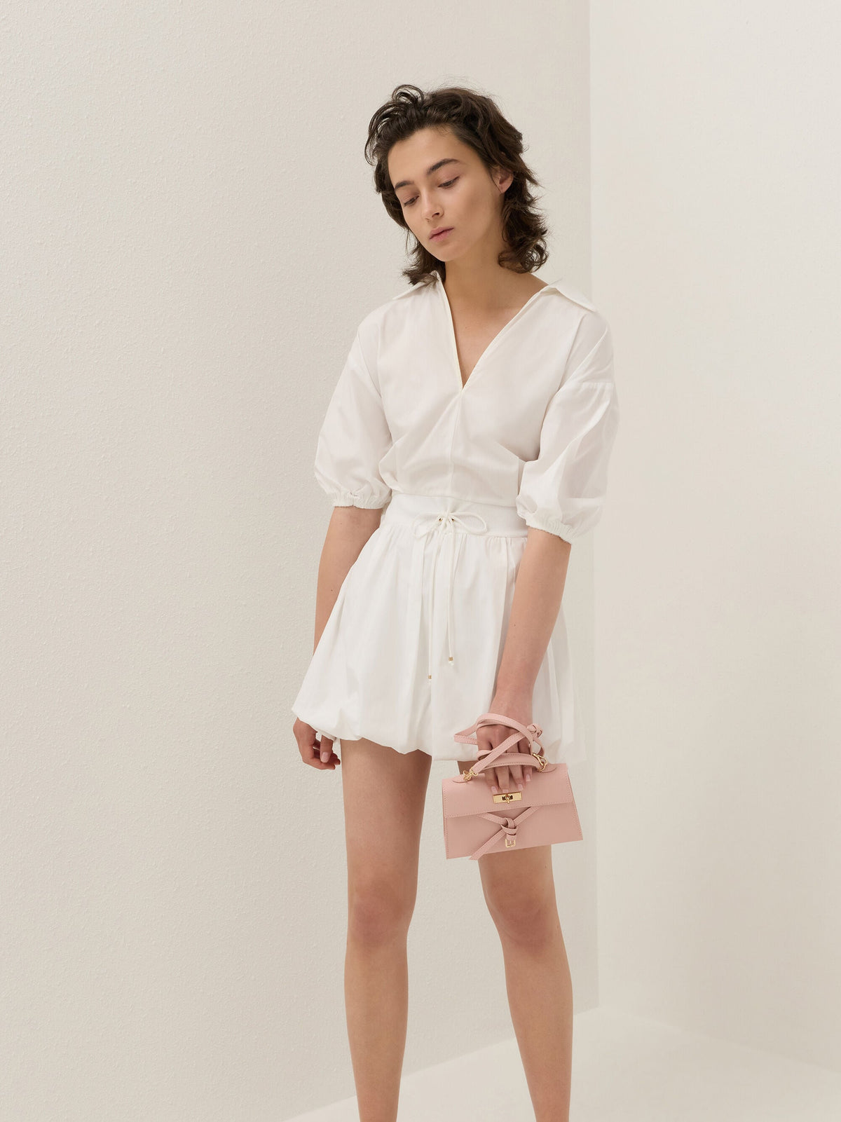 CHARLES & KEITH Deals / Tricha Knotted-Belt Top Handle Bag - Pink
