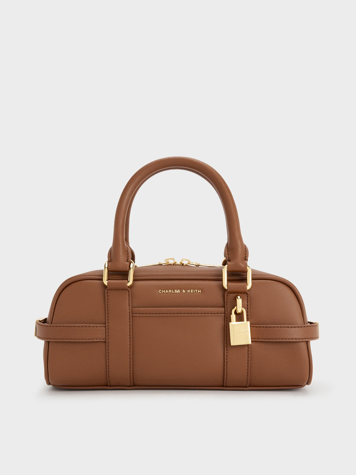 CHARLES & KEITH Discount / Scottie Bowling Bag - Chocolate