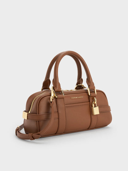 CHARLES & KEITH Discount / Scottie Bowling Bag - Chocolate