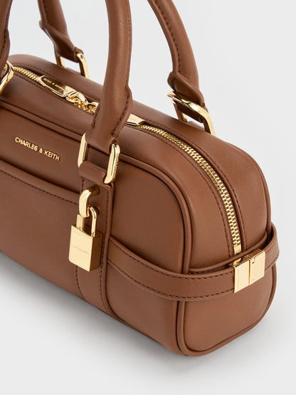 CHARLES & KEITH Discount / Scottie Bowling Bag - Chocolate