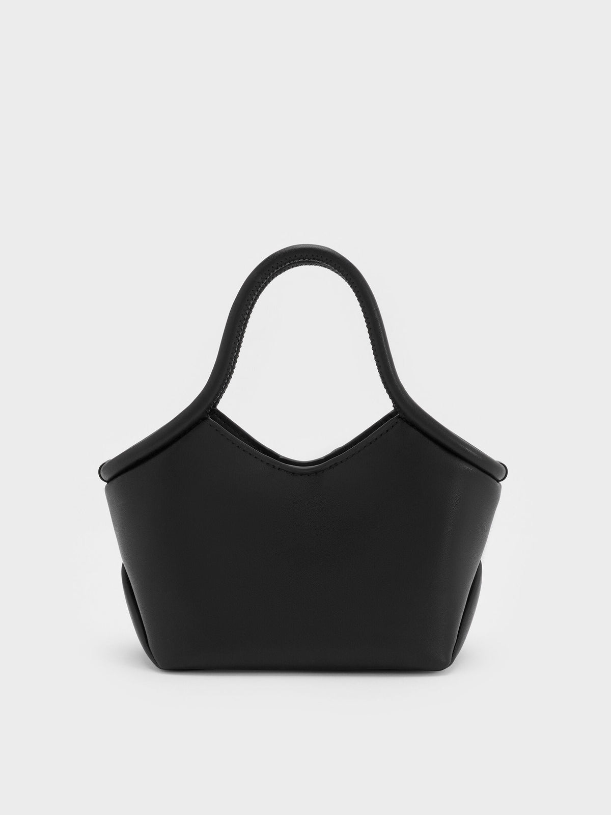 CHARLES & KEITH Featured / Hazel Bow Tubular Top Handle Bag - Noir