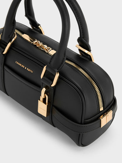 CHARLES & KEITH Discount / Scottie Bowling Bag - Black