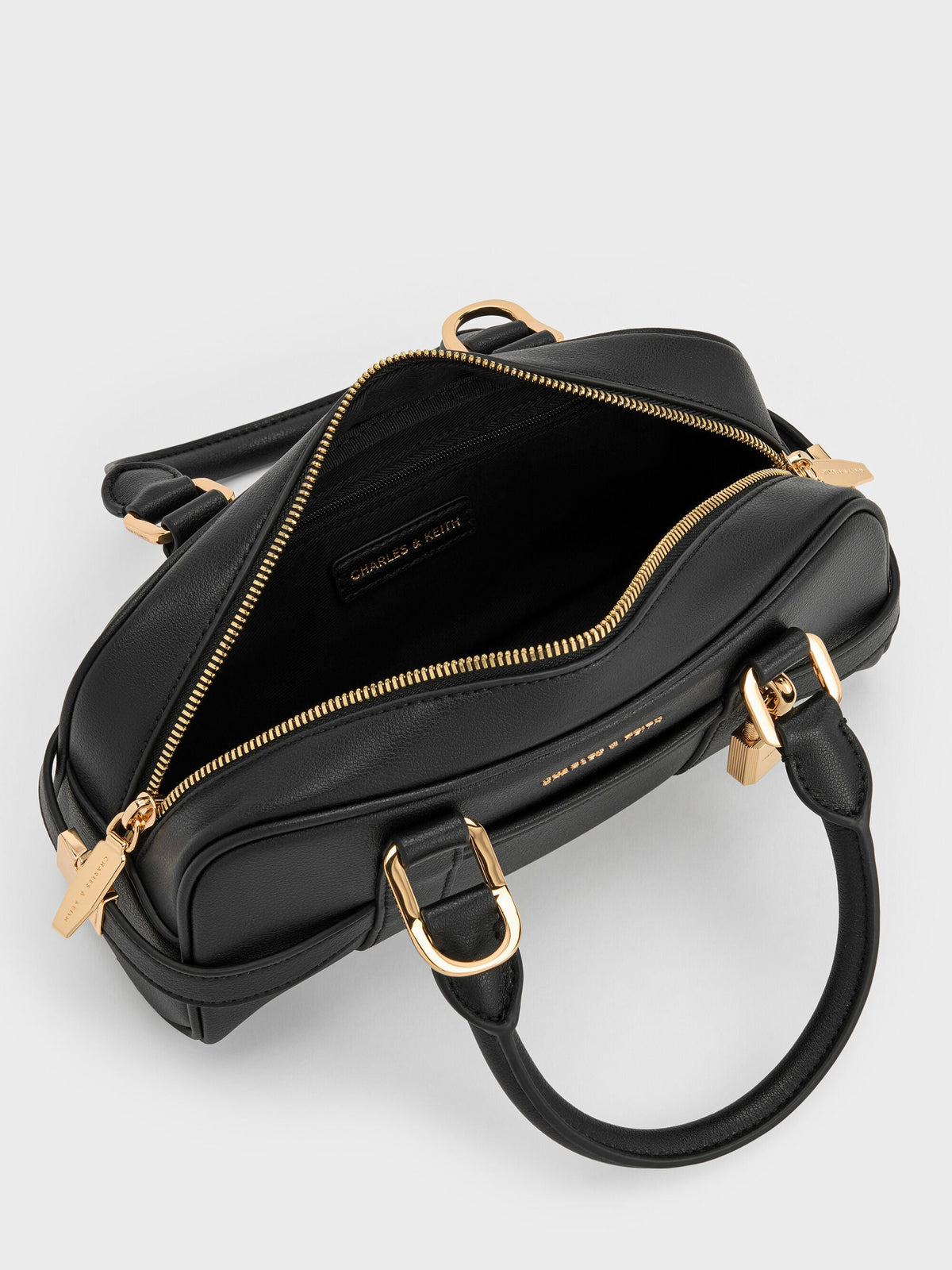 CHARLES & KEITH Discount / Scottie Bowling Bag - Black