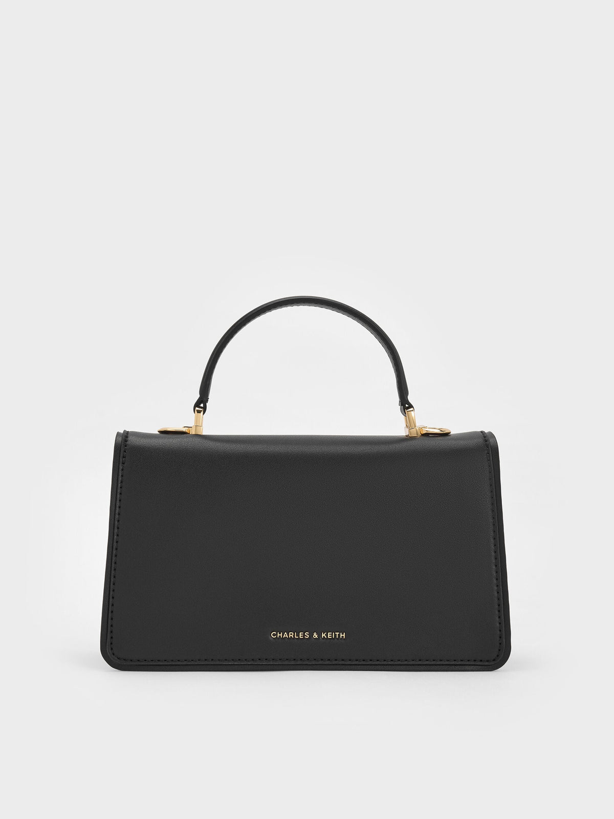 CHARLES & KEITH Featured / Arlet Belted Top Handle Bag - Black