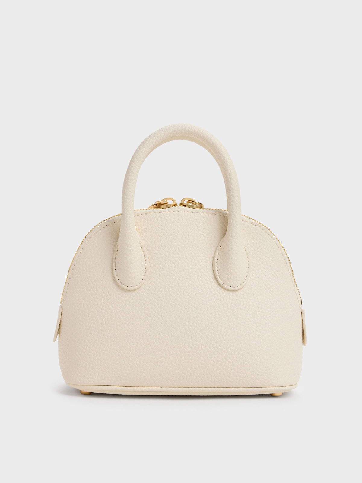 CHARLES & KEITH Trusted / Beryl Bowling Bag - Cream
