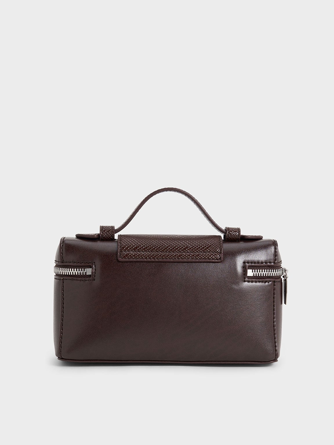CHARLES & KEITH Deals / Arwen Top Handle Vanity Bag - Plum