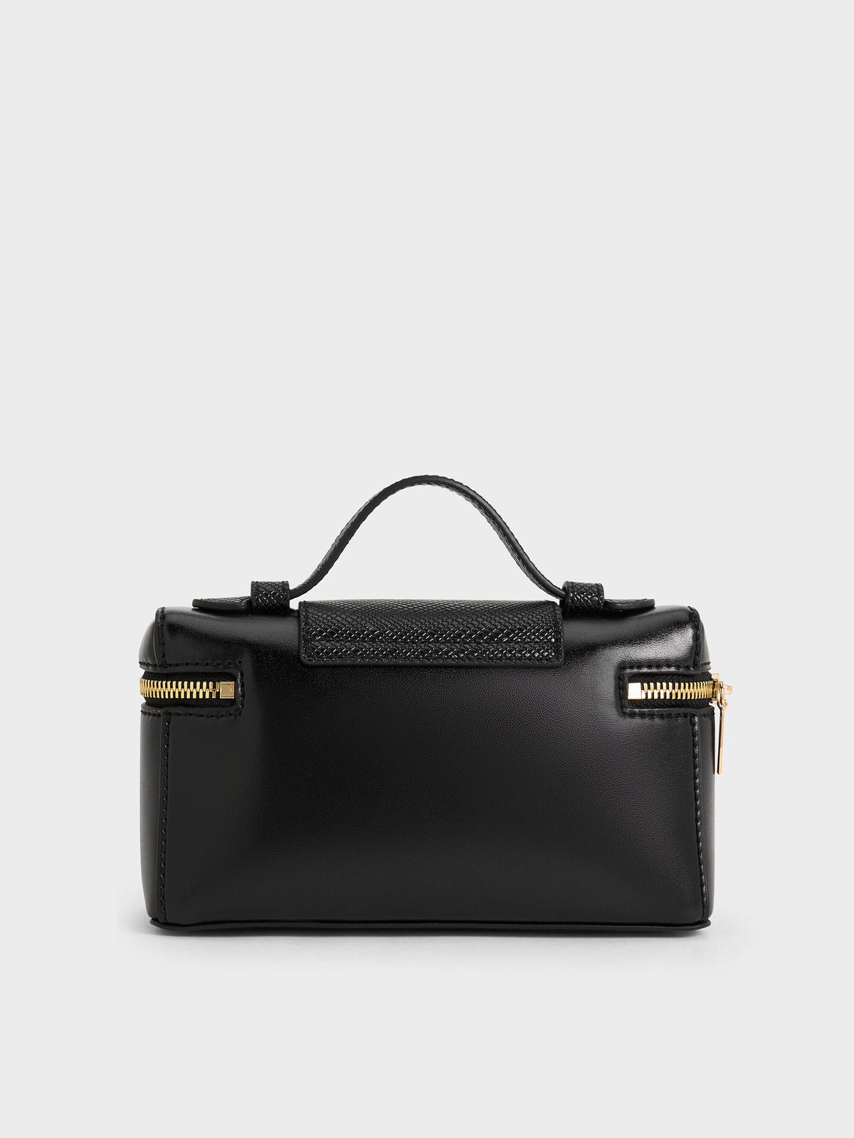 CHARLES & KEITH Recommended / Arwen Top Handle Vanity Bag - Black