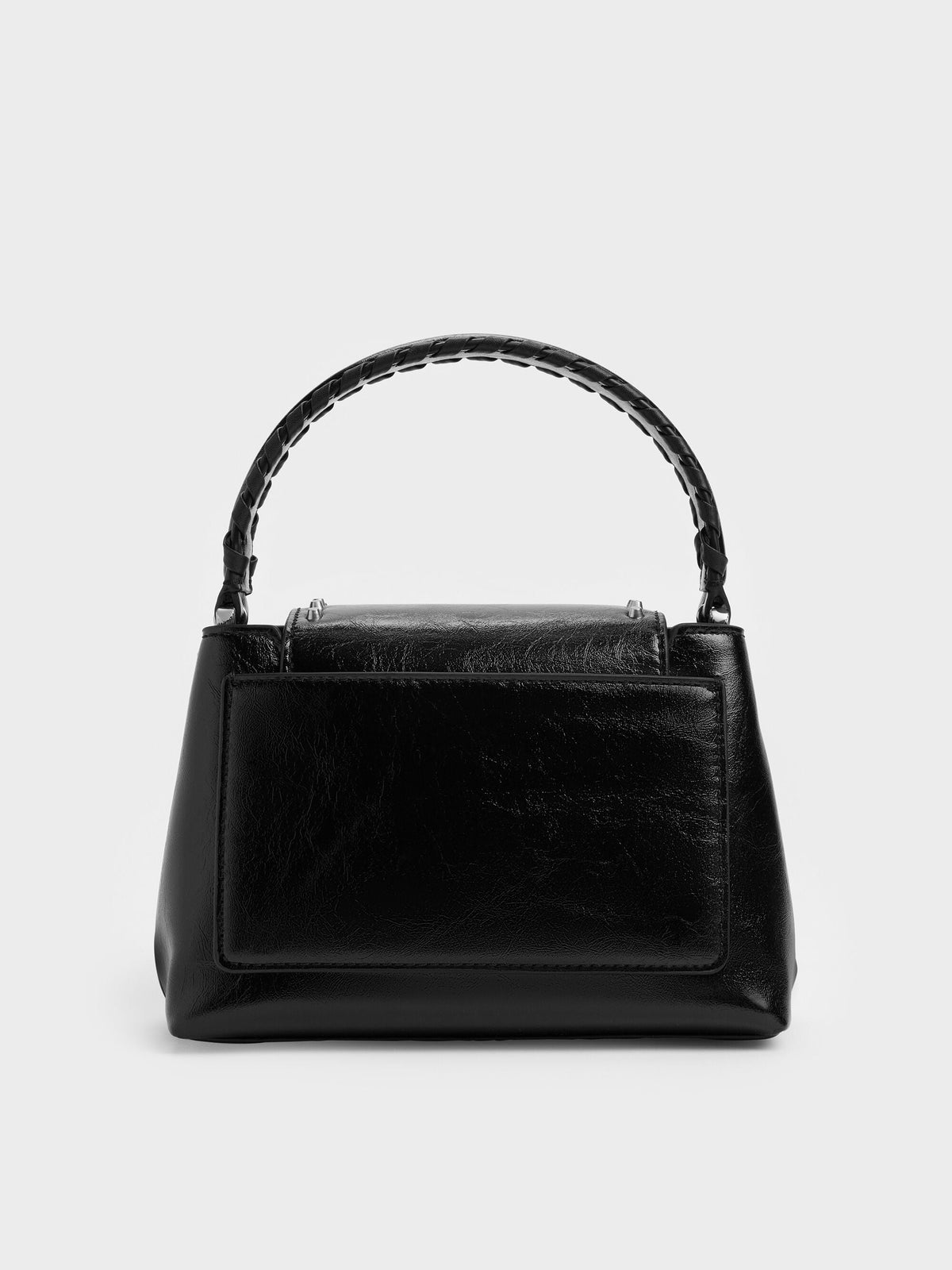 CHARLES & KEITH Exclusive / Arwen Studded Top Handle Bag - Noir