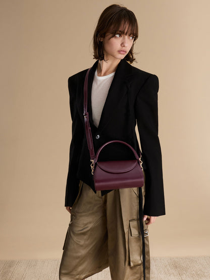 CHARLES & KEITH Top Pick / Kaila Top Handle Bag - Wineberry Red