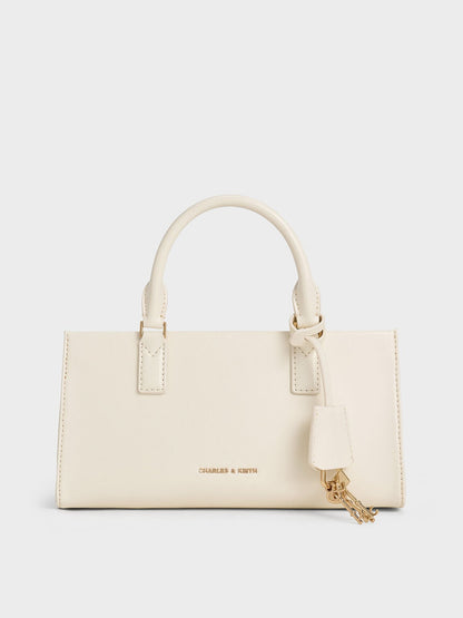 CHARLES & KEITH Trending / Kerry Top Handle Bag - Cream