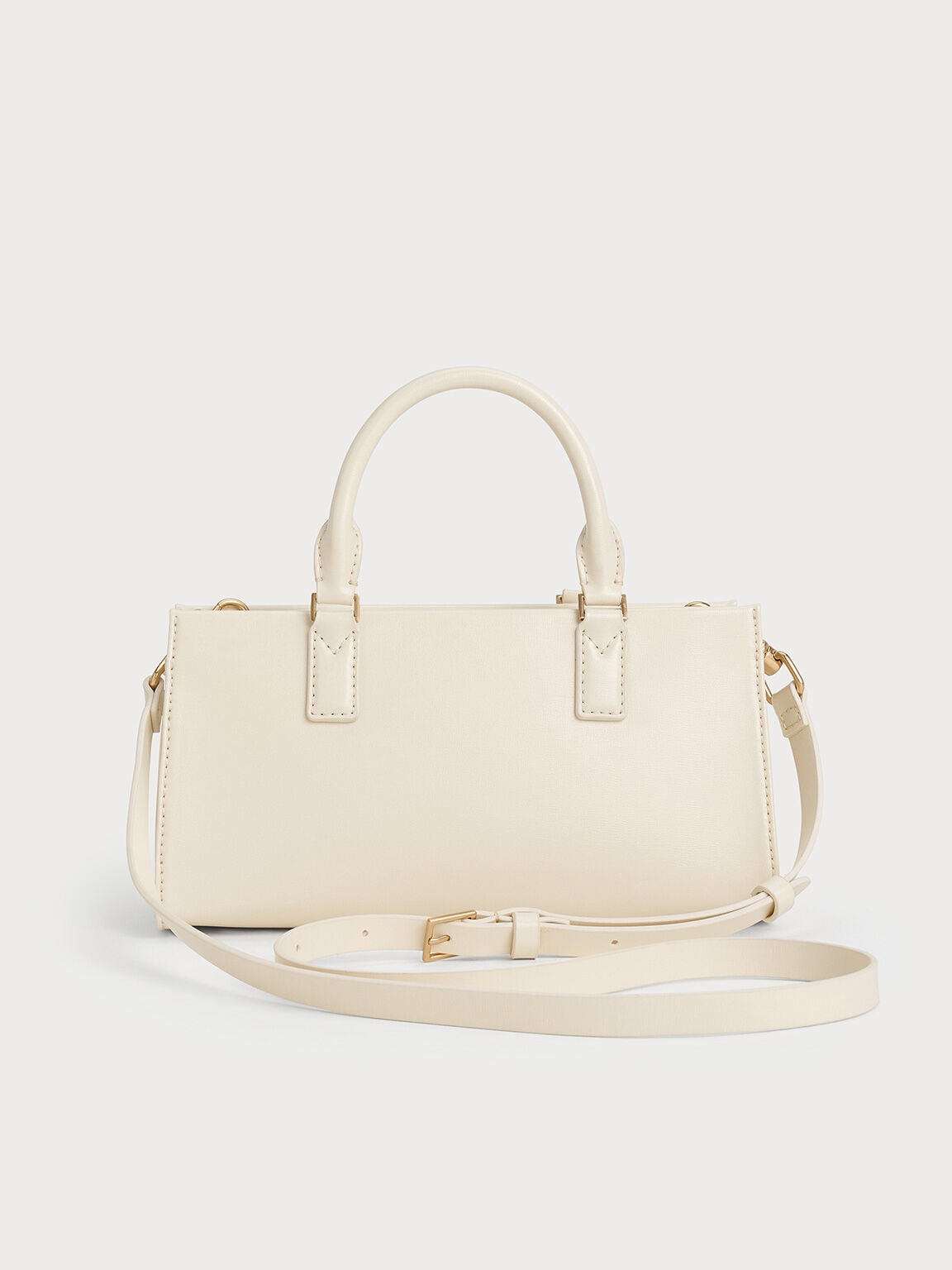 CHARLES & KEITH Trending / Kerry Top Handle Bag - Cream