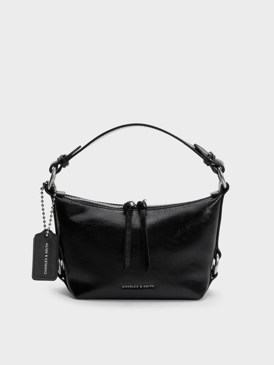 CHARLES & KEITH Discount / Tatiana Tassel Hobo Bag - Noir