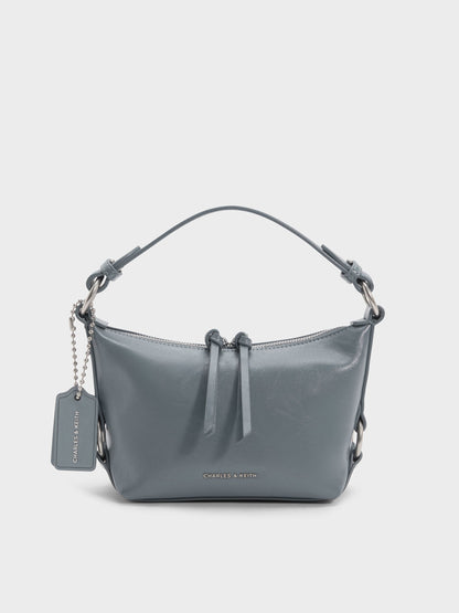 CHARLES & KEITH Recommended / Tatiana Tassel Hobo Bag - Smoky Blue