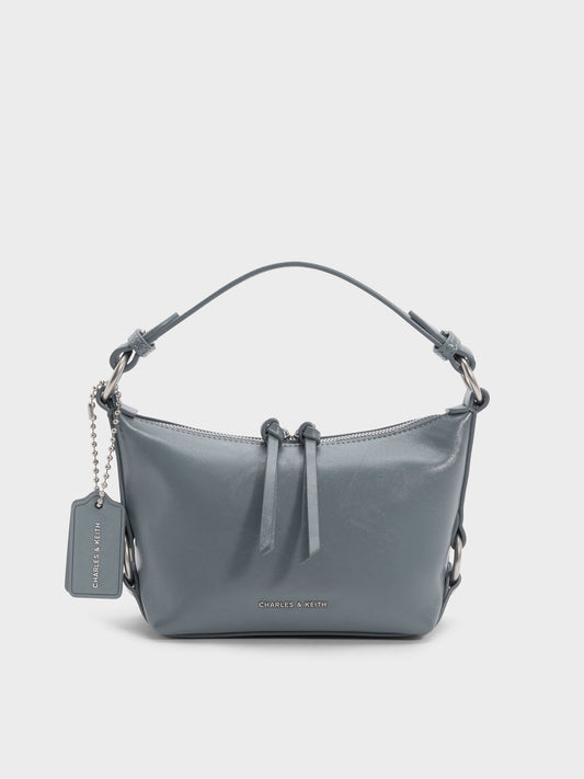 CHARLES & KEITH Recommended / Tatiana Tassel Hobo Bag - Smoky Blue