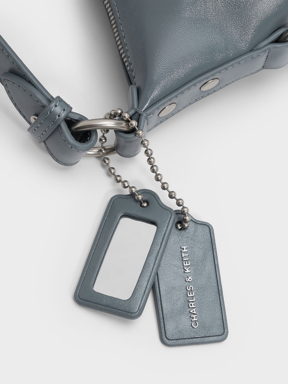 CHARLES & KEITH Recommended / Tatiana Tassel Hobo Bag - Smoky Blue