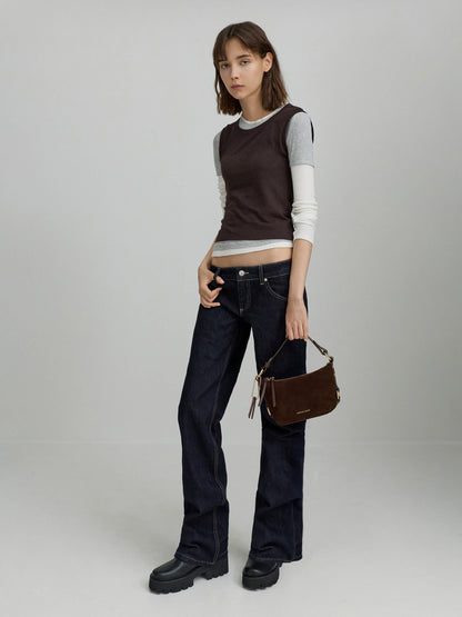 CHARLES & KEITH Sale / Tatiana Tassel Hobo Bag - Espresso Brown