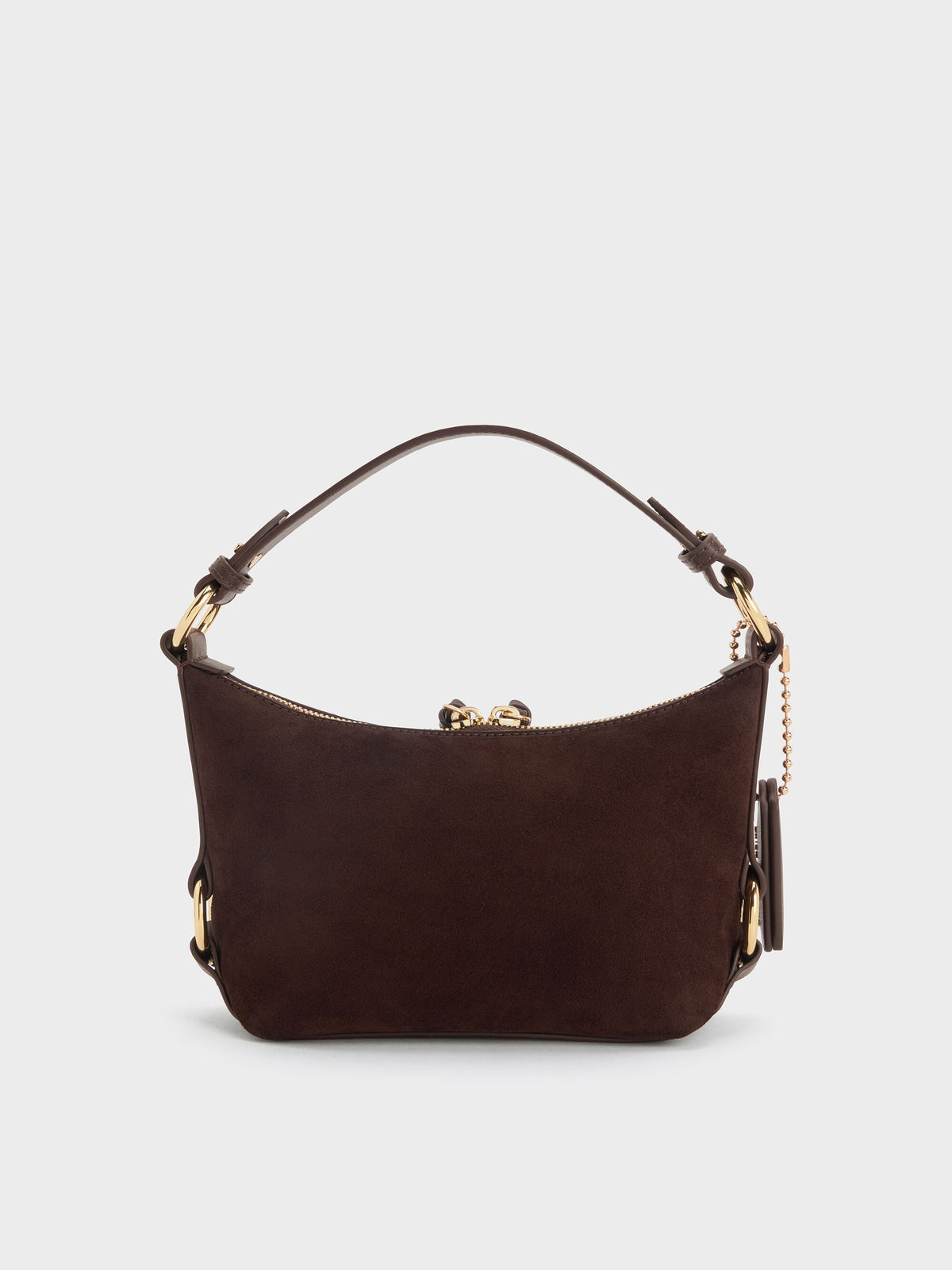 CHARLES & KEITH Sale / Tatiana Tassel Hobo Bag - Espresso Brown