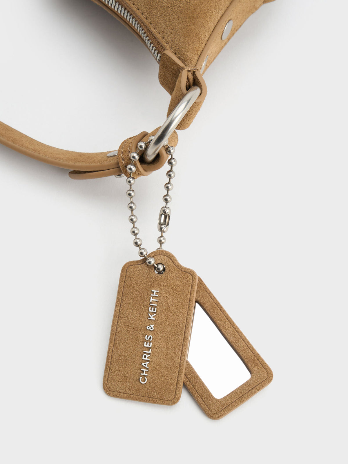 CHARLES & KEITH Customer Favorite / Tatiana Tassel Hobo Bag - Sand