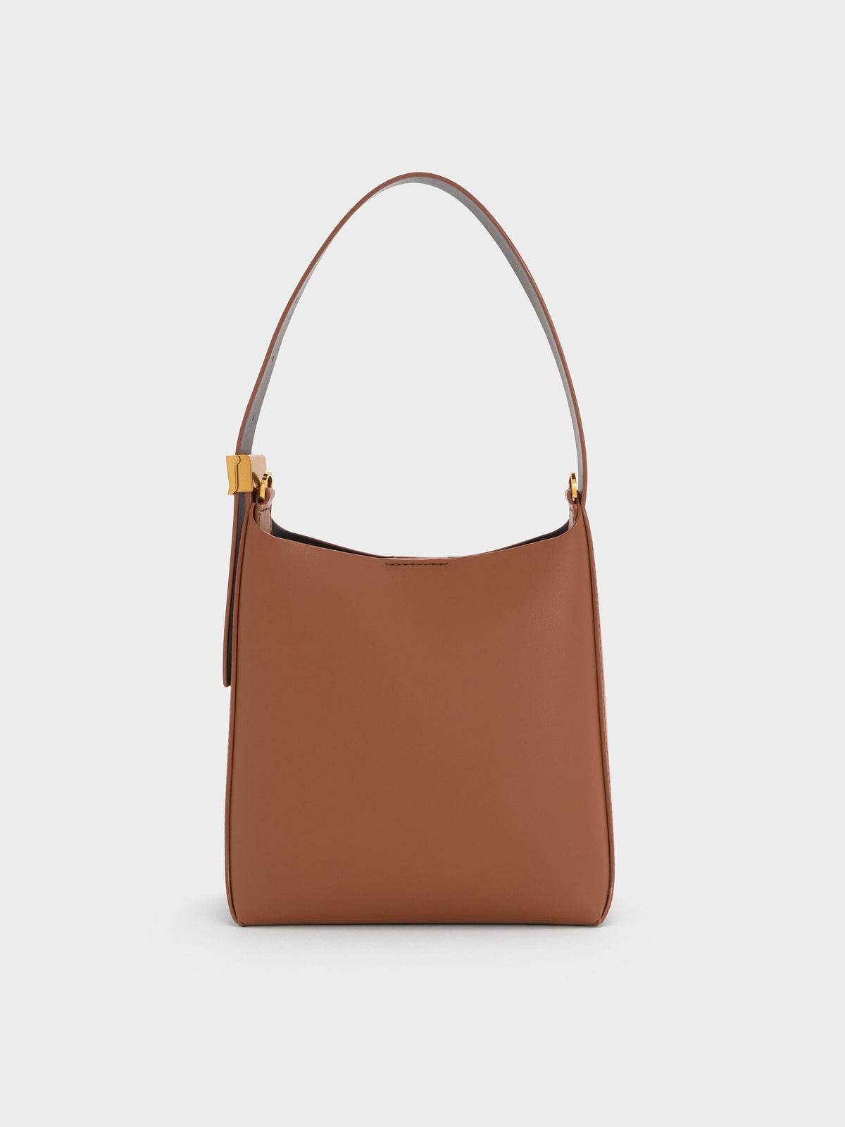 CHARLES & KEITH Recommended / Edna Bucket Bag - Chocolate