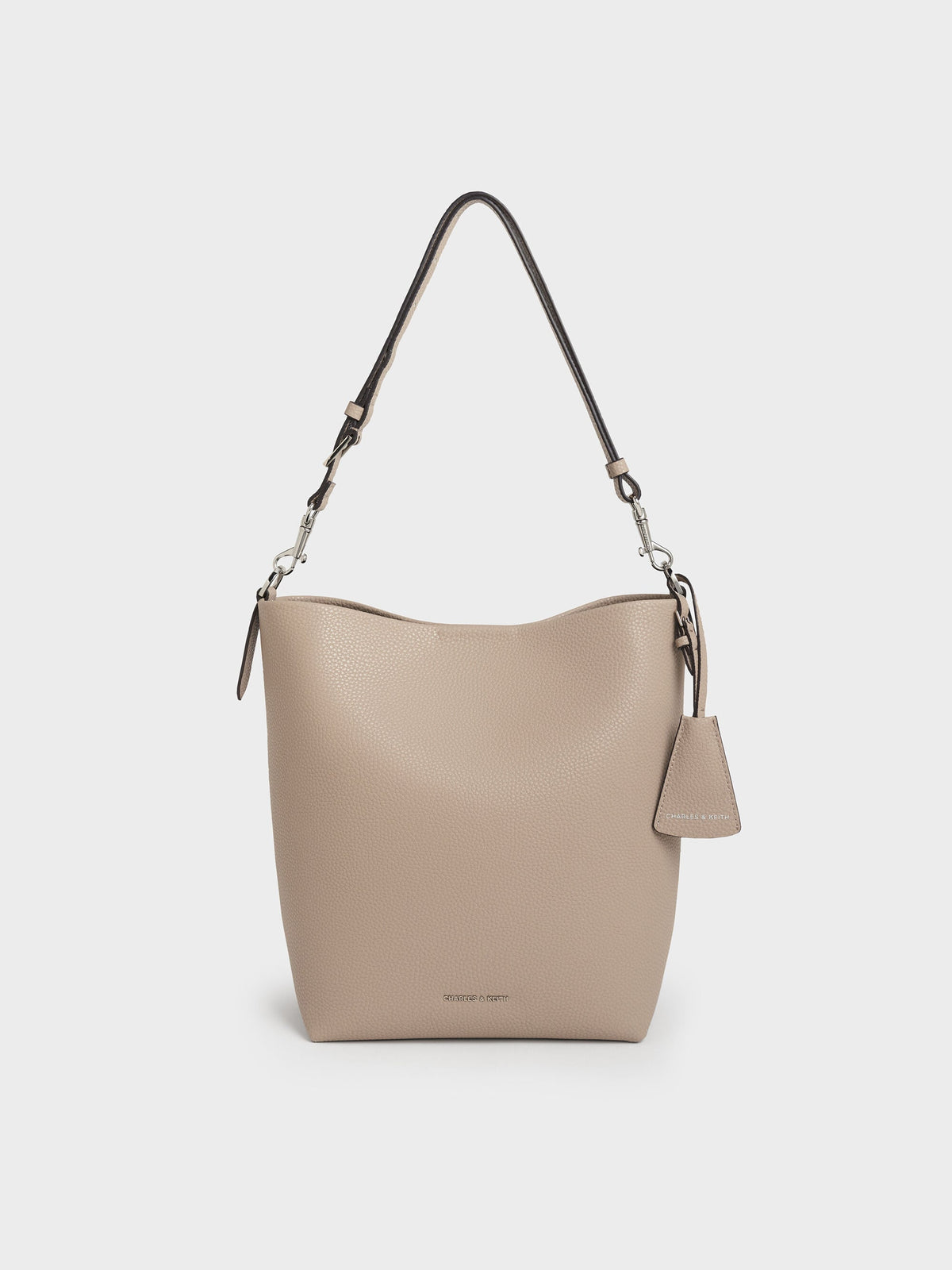 CHARLES & KEITH Latest / Beryl Bucket Bag - Taupe