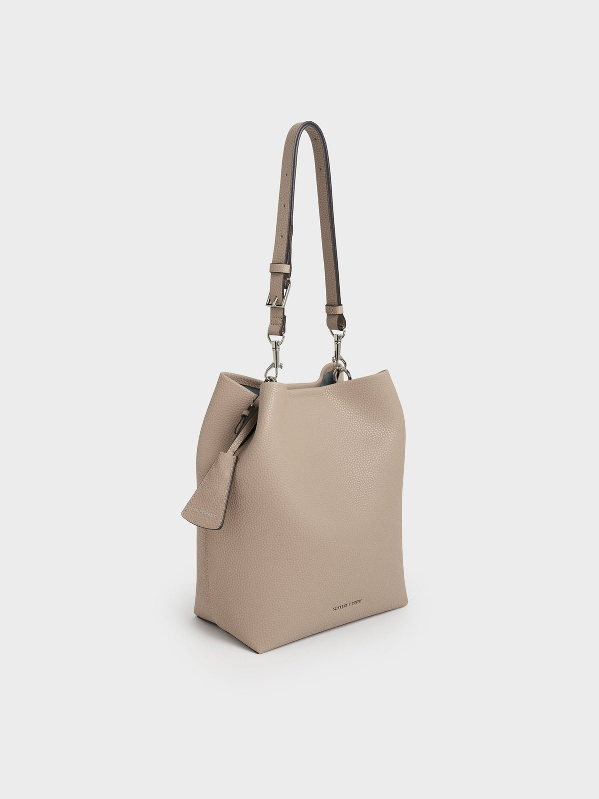 CHARLES & KEITH Latest / Beryl Bucket Bag - Taupe