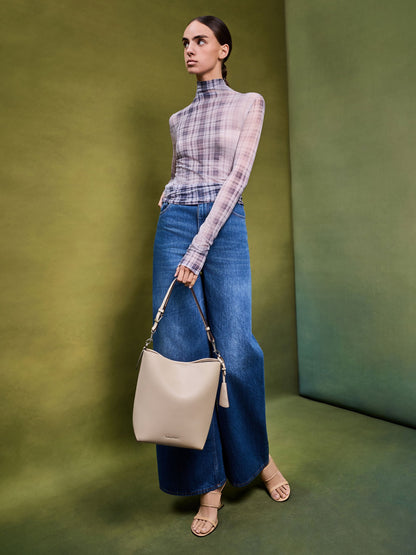 CHARLES & KEITH Latest / Beryl Bucket Bag - Taupe