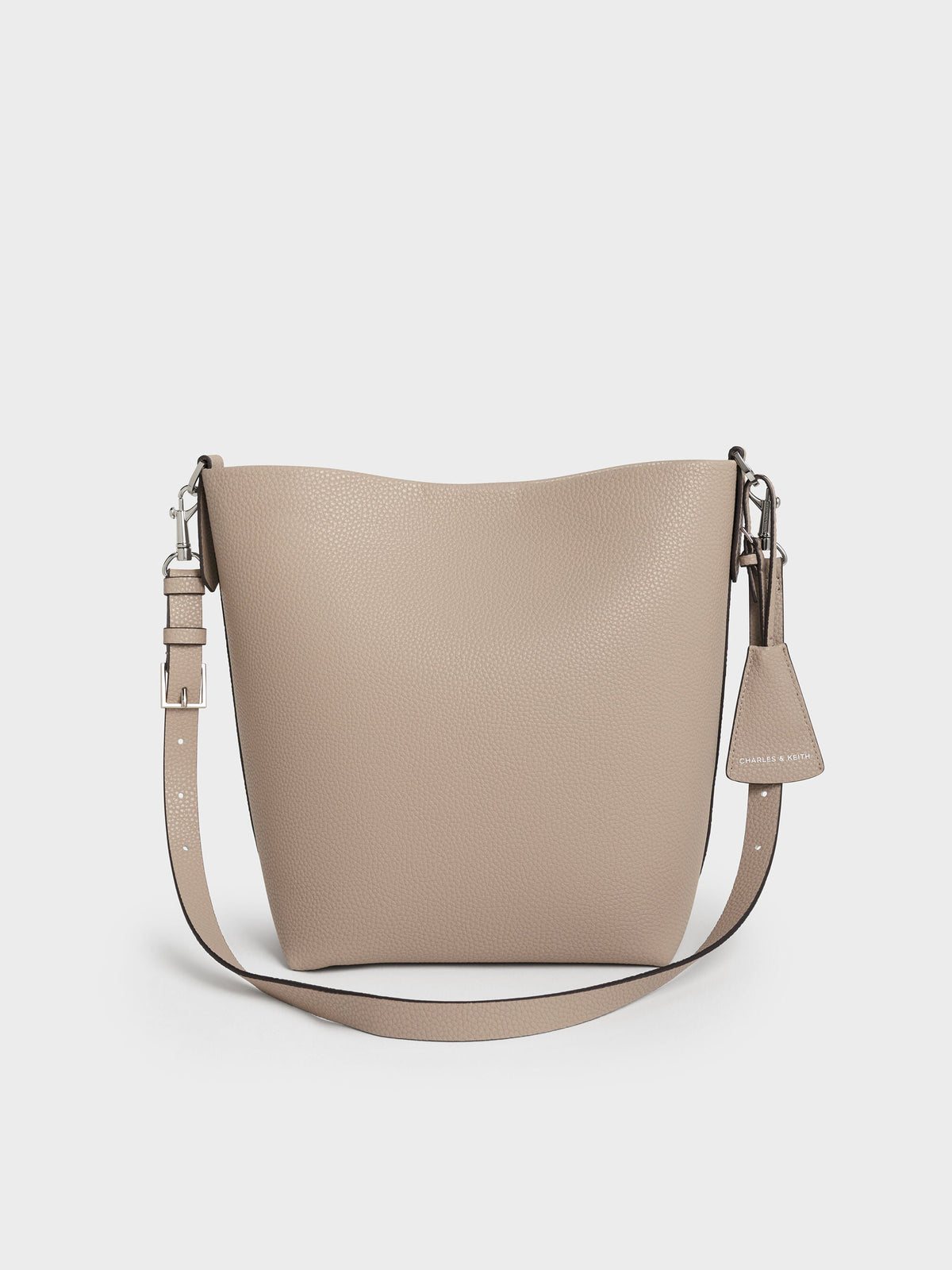 CHARLES & KEITH Latest / Beryl Bucket Bag - Taupe