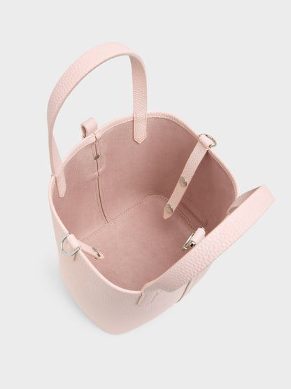 CHARLES & KEITH Exclusive / Beryl Belted Bucket Bag - Soft Pink