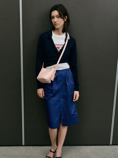 CHARLES & KEITH Customer Favorite / Duo Quilted Chain Bucket Bag - Soft Pink