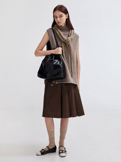 CHARLES & KEITH Customer Favorite / Neva Two-Way Bucket Bag - Noir