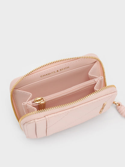 CHARLES & KEITH Featured / Apfra Quilted Wristlet - Pink