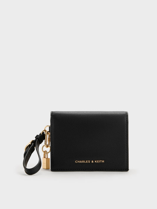 CHARLES & KEITH Smart Buy / Scottie Small Wallet - Black