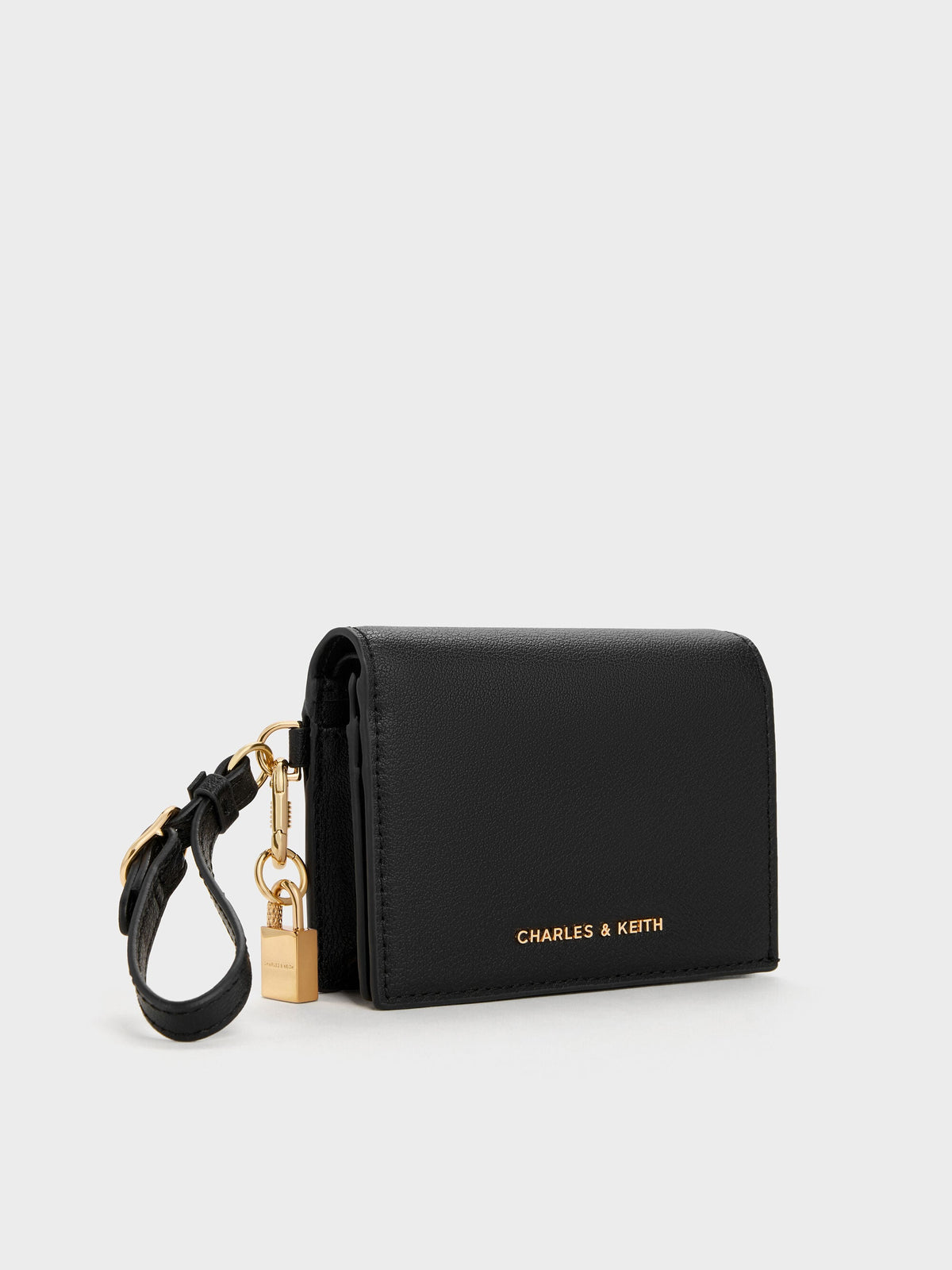 CHARLES & KEITH Smart Buy / Scottie Small Wallet - Black