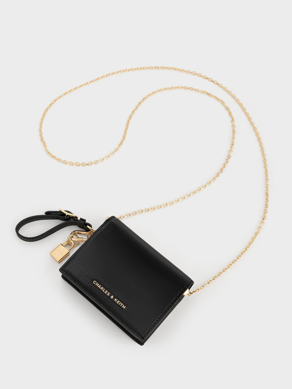 CHARLES & KEITH Smart Buy / Scottie Small Wallet - Black