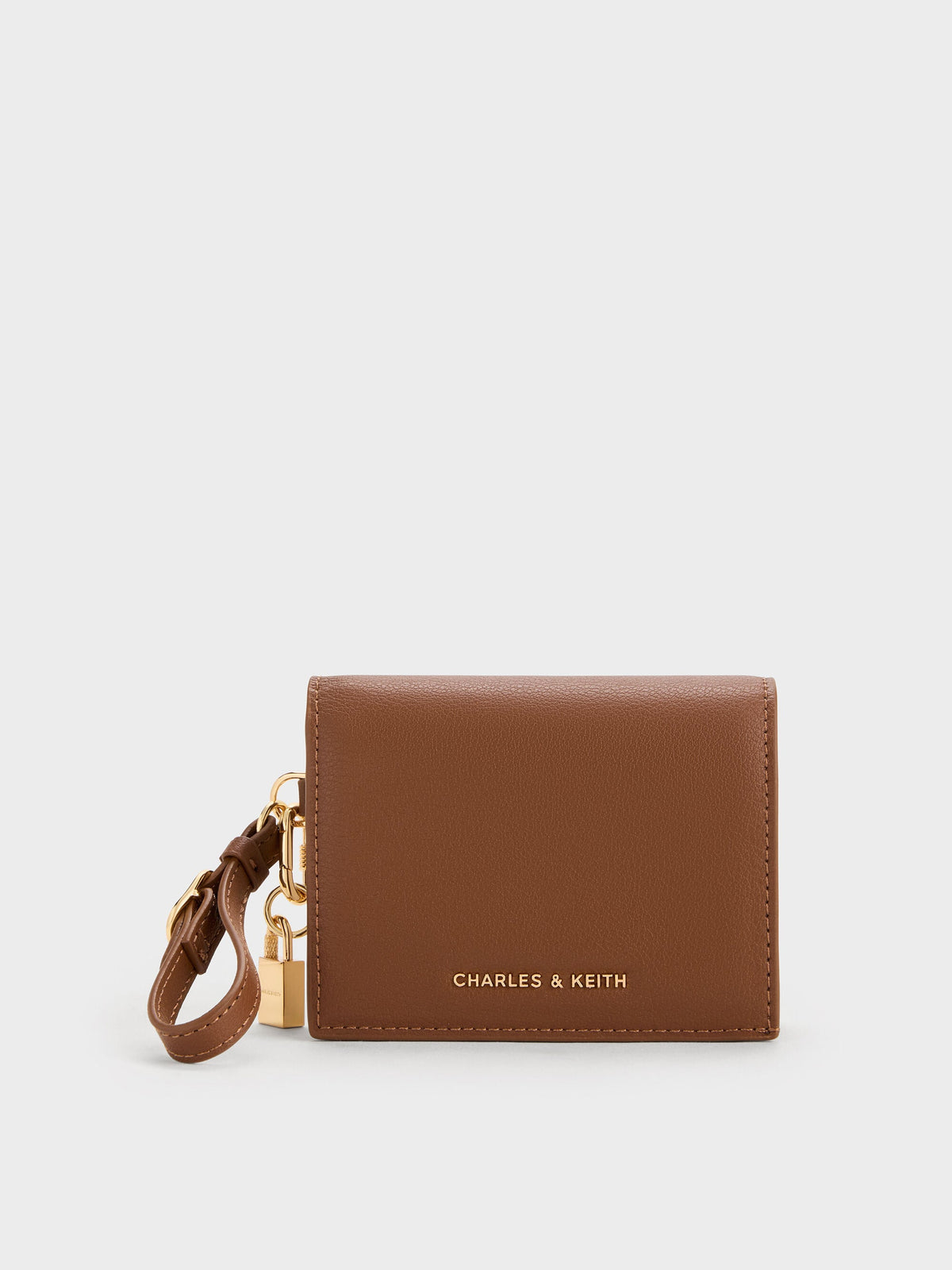 CHARLES & KEITH Latest / Scottie Small Wallet - Chocolate