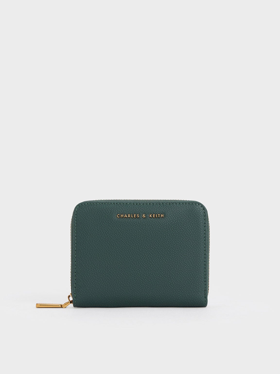 CHARLES & KEITH New / Basic Square Wallet - Green