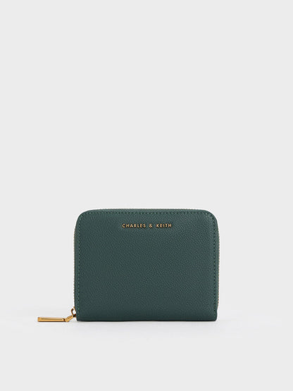 CHARLES & KEITH New / Basic Square Wallet - Green