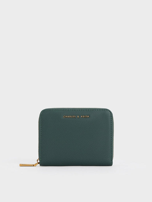 CHARLES & KEITH New / Basic Square Wallet - Green
