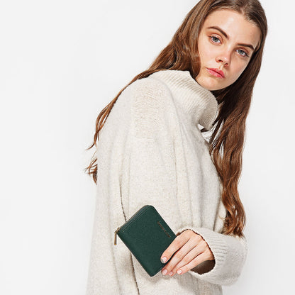 CHARLES & KEITH New / Basic Square Wallet - Green