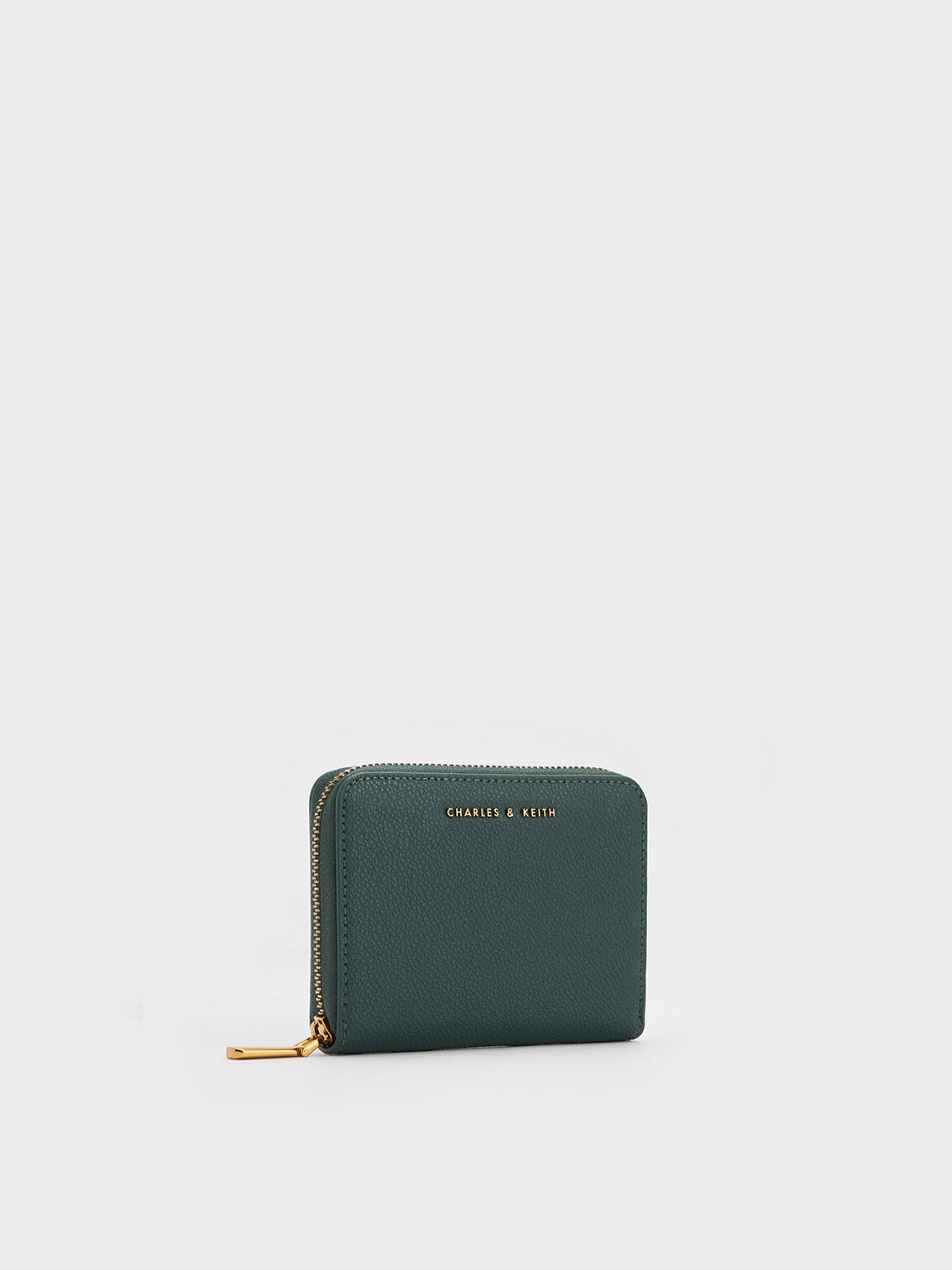 CHARLES & KEITH New / Basic Square Wallet - Green