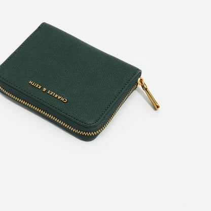 CHARLES & KEITH New / Basic Square Wallet - Green