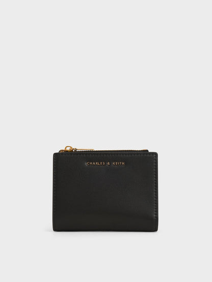 CHARLES & KEITH Deals / Harmonee Top-Zip Small Wallet - Black