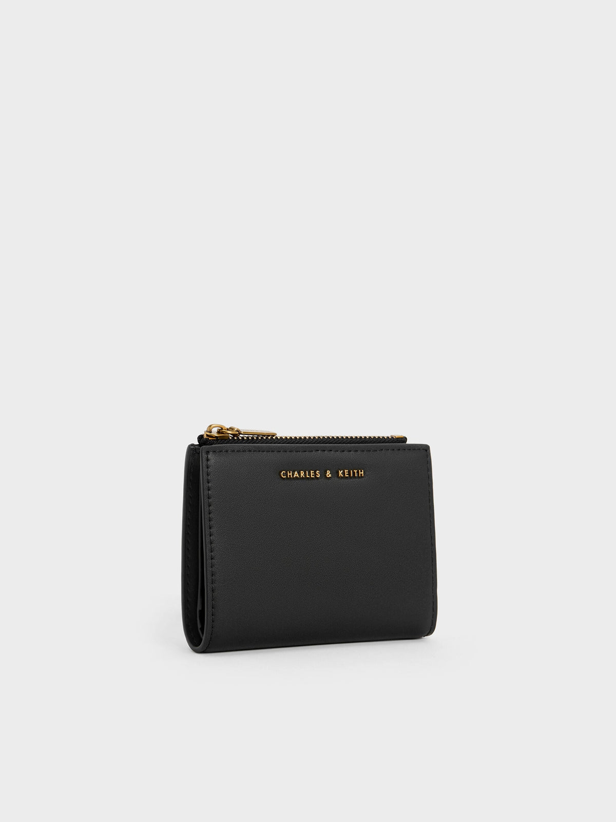 CHARLES & KEITH Deals / Harmonee Top-Zip Small Wallet - Black