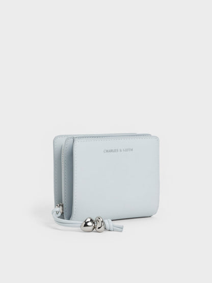 CHARLES & KEITH Exclusive / Augustine Zip-Around Small Wallet - Sea Salt Blue