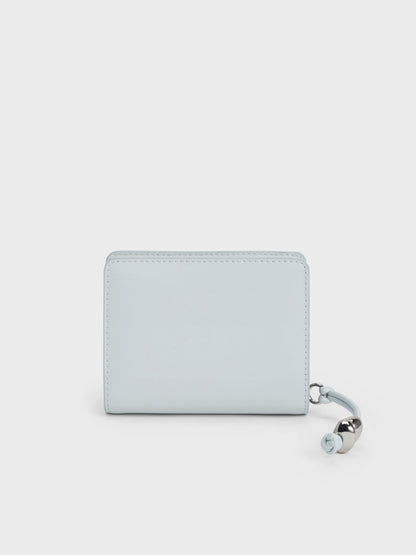 CHARLES & KEITH Exclusive / Augustine Zip-Around Small Wallet - Sea Salt Blue