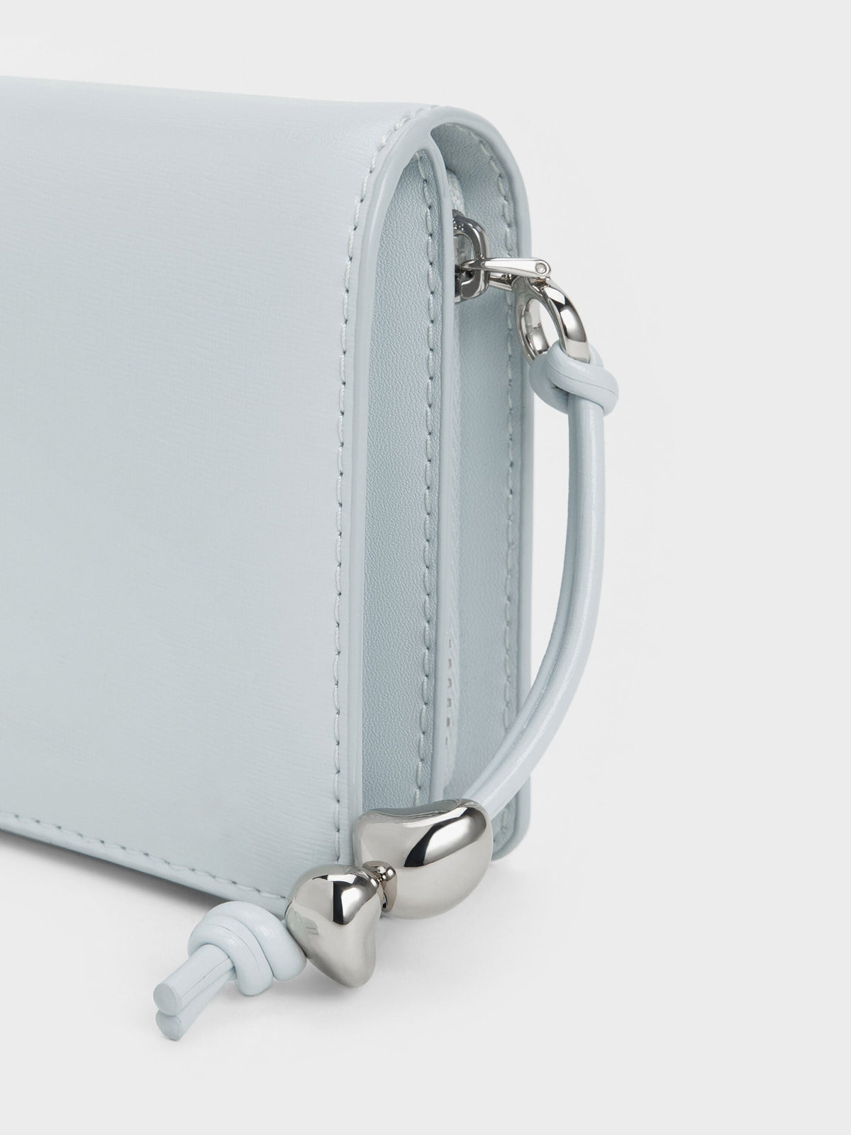 CHARLES & KEITH Exclusive / Augustine Zip-Around Small Wallet - Sea Salt Blue