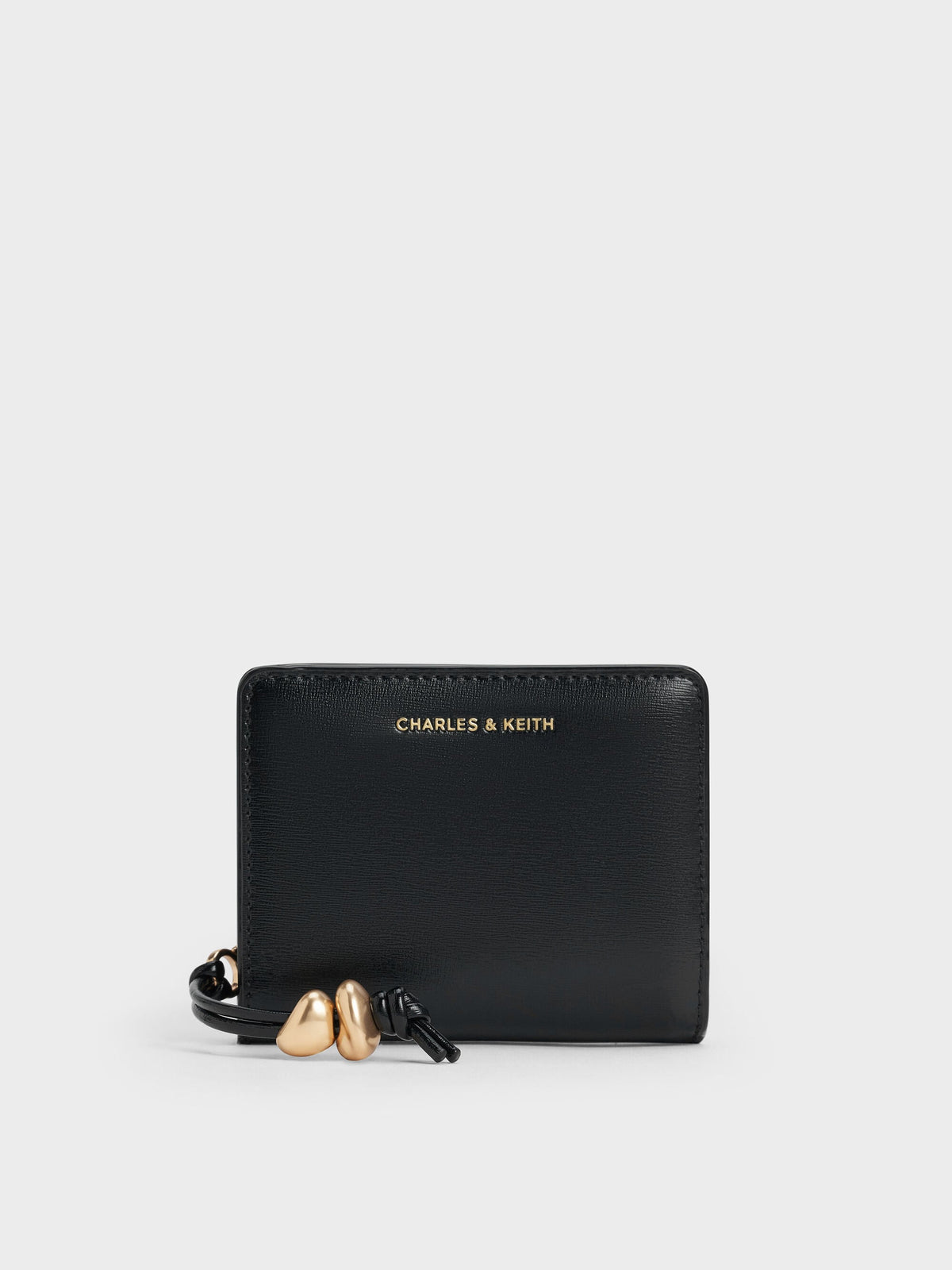 CHARLES & KEITH Special Offer / Augustine Zip-Around Small Wallet - Black