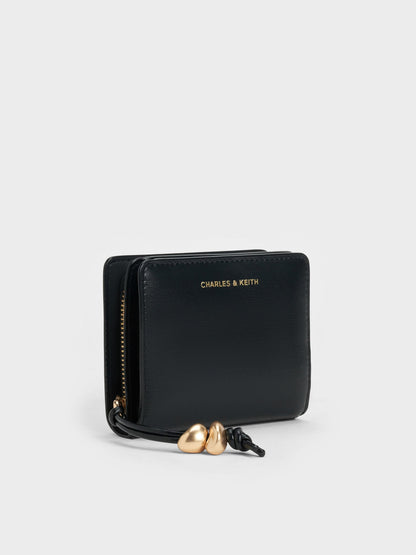 CHARLES & KEITH Special Offer / Augustine Zip-Around Small Wallet - Black
