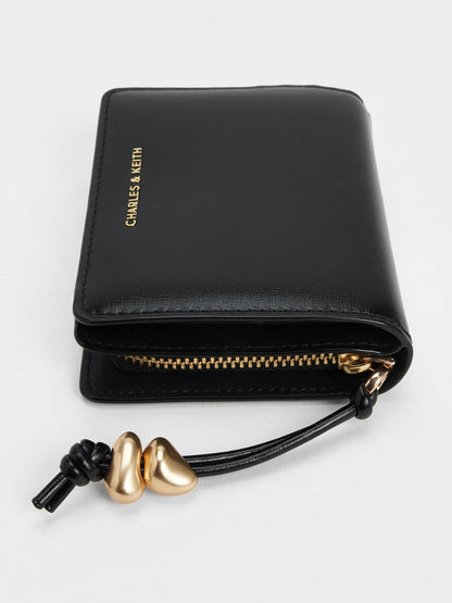 CHARLES & KEITH Special Offer / Augustine Zip-Around Small Wallet - Black